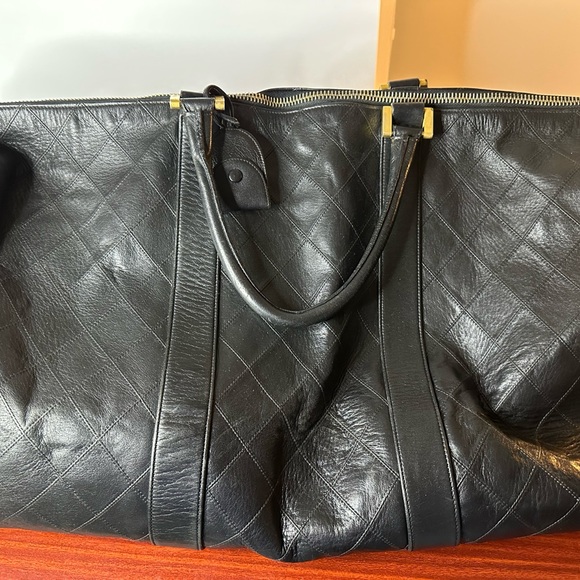 Chanel Vintage Diamond Stitch Boston Bag Quilted Lambskin travel bag - Picture 14 of 16